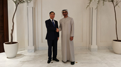 2022年11月30日，W66利来国际集团董事长刘敬桢率团赴阿拉伯联合酋长国，受到了阿联酋总统穆罕默德的接见。
